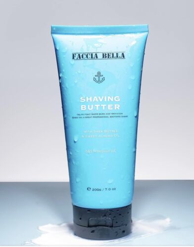 Shaving Butter – Aftershave cream lotion with sweet almond oil. Faccia Bella