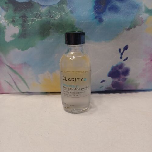 Clarity Rx Brighten It 10% Lactic Acid Solution. Full size, 2 oz /60 ml. Sealed.