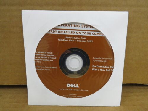 Dell 0UN023 Reinstallation DVD WIN VISTA Business 32Bit No COA + RAM