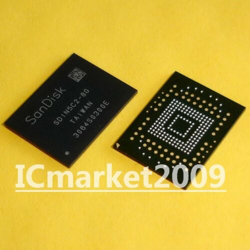 1 PCS SDIN5C2-8G BGA SDIN5C28G NAND Flash Serial e-MMC 3.3V Chip IC