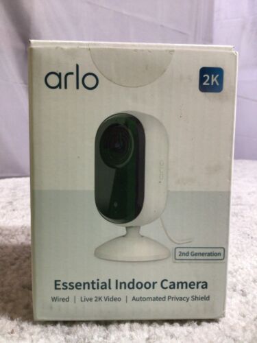 Arlo Essential 1-Camera Indoor 2K Security Camera w/ Automated Privacy Shield