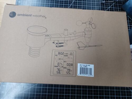 Ambient Weather WS-1965 WiFi Weather Station w/Remote Monitoring NIB