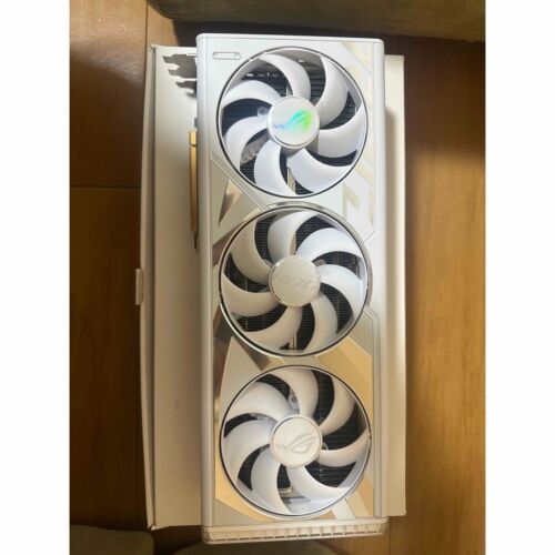 ASUS ROG Strix GeForce RTX 4090 24GB GDDR6X White OC Edition Gaming Graphics