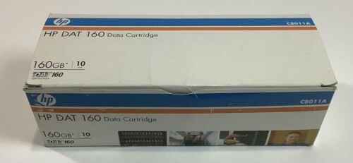 Lot of 10 HP Digital Data Storage DAT 160 160GB Data Tape Media C8011A