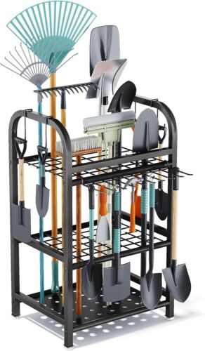 She… Garden Tool Organizer for Garage  Storage Rack for Garage Organization