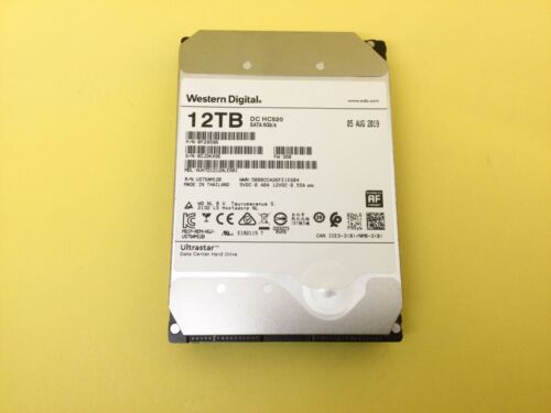 WD HGST Ultrastar HC520 12TB 7.2K SATA 6Gb/s 3.5IN HDD HUH721212ALE601