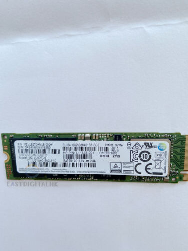 SAMSUNG PM981 M.2 2TB NVMe SSD MZ-VLB2T00 HP L11635-001 MZVLB2T0HMLB