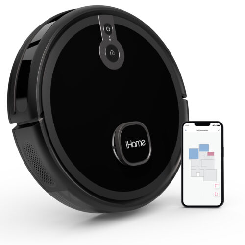 iHome iHRVS1-3BLK-RB AutoVac Nova S1 Robot Vacuum -Grade B Certified Refurbished