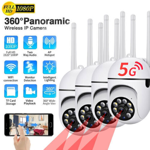 4 X Wireless 5G WiFi Security Camera System Smart Outdoor Night Vision 1080P US