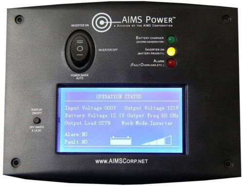 Aims Power REMOTELF Remote Switch with LCD Monitoring Screen