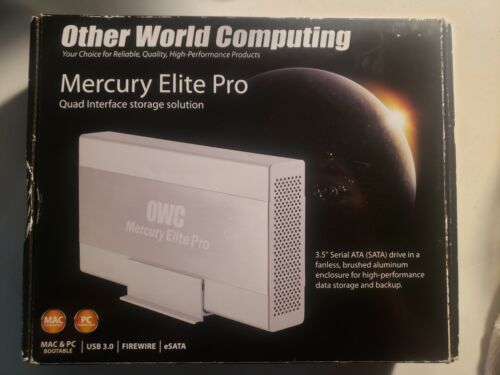 OWC Mercury Elite Pro Quad Interface 3.5″ Serial ATA (SATA) Data Storage Backup