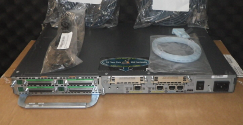 Cisco 2651XM Router 32F/128D NM-32A Terminal Server 2511 12.4 CCNA 1-YR Warranty