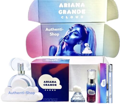 Ariana Grande Cloud Jumbo Sz 100 mL Spray 4 Piece Fan Box Set