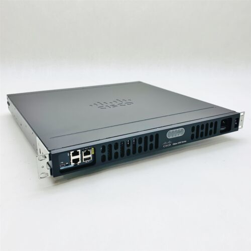 Cisco ISR4331 Rackmount Integrated Services Router w/UCS-EN140N-M2 UCS-EN120S-M2