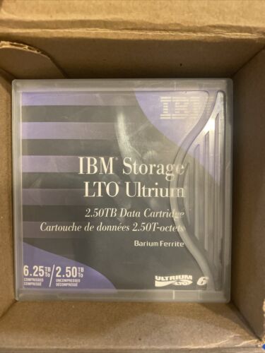 IBM 00V7590 LTO Ultrium 6 2.5TB with Case Data Cartridge (SET OF 4)!!!