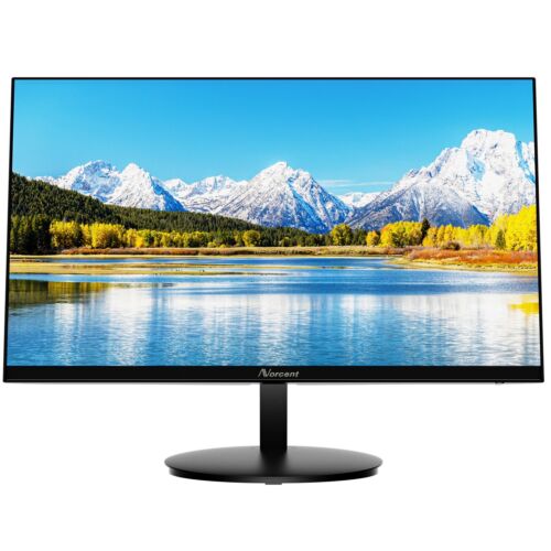 Norcent 24 Inch Monitor For Home And Business Full HD 1080P IPS Display HDMI VGA