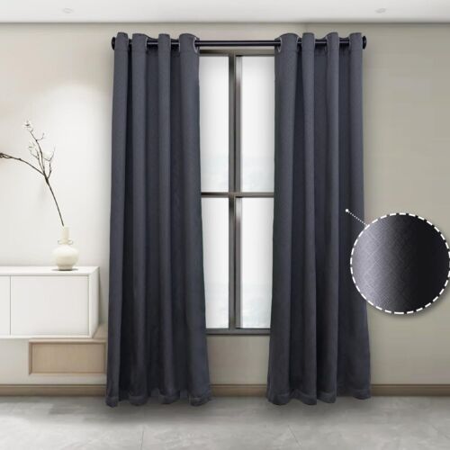 99% Blackout Window Curtains – Thermal Insulated Drapes for Living Room