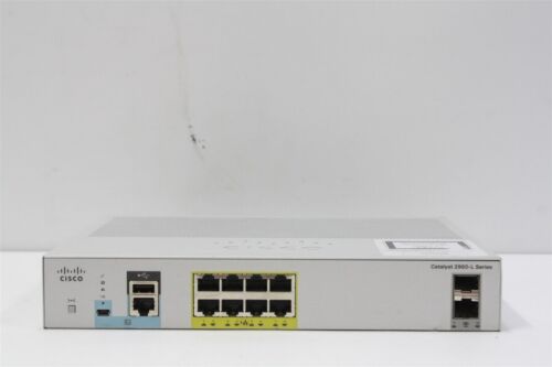 Cisco Catalyst 2960 Series WS-C2960L-8PS-LL 8-Port Ethernet Switch