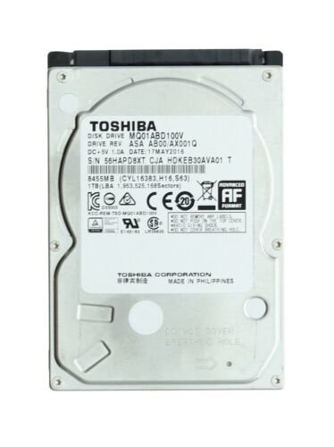 Toshiba Hard Drive MQ01ABD100V, 1000GB/1TB Storage, SATA 3.0 Gb/s Hard Drive