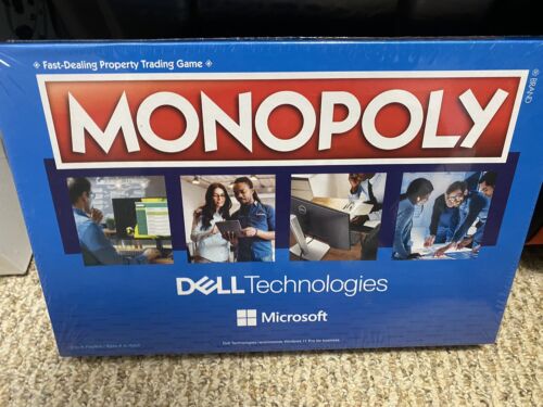 Monopoly Dell Technologies Microsoft Board Game Hasbro 908A