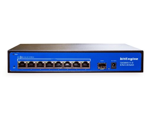 8 Port 2.5G Unmanaged Ethernet Switch with 10G SFP+ Uplink, 8 x 2.5G Base-T Port