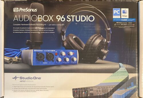 Presonus Audiobox 96 Studio Audio Interface, Mic & Headphones (Open-Box)