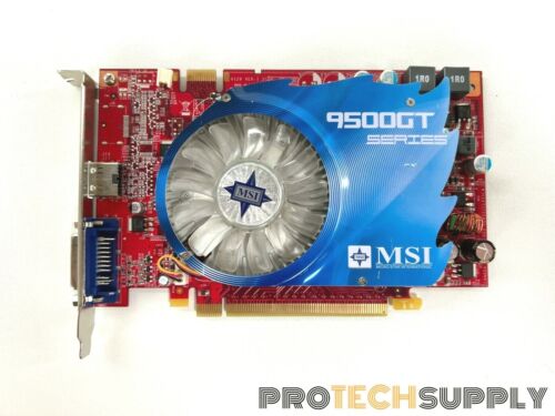 MSI GeForce 9500GT 512MB GDDR3 Graphics Card GPU N9500GT-MD512/D3 W/ WARRANTY