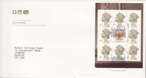 GB Stamps First Day Cover Booklet Pane 2124dl  from DX24 Special by Design 2000