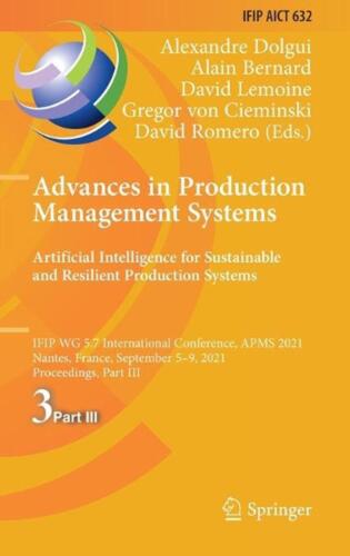 Advances in Production Management Systems. Artificial Intelligence for Sustainab