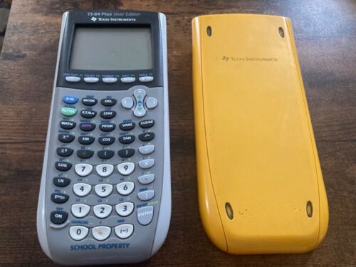 Texas Instruments TI-84 PLUS Silver Edition School Property Graphing Calculator