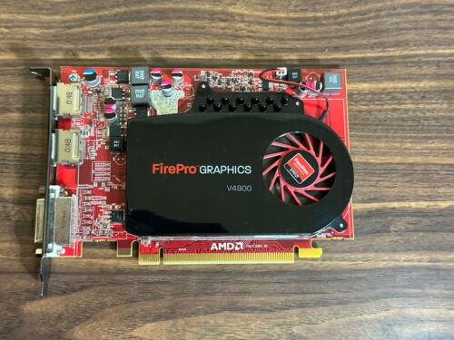 AMD FirePro V4900 1GB GDDR5 Dual DisplayPort DP-DVI PCI-Ex16 Video Graphics Card