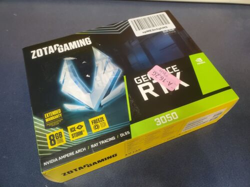 *Box Only* “Zotac, Geforce RTX 3050” box with internal packaging