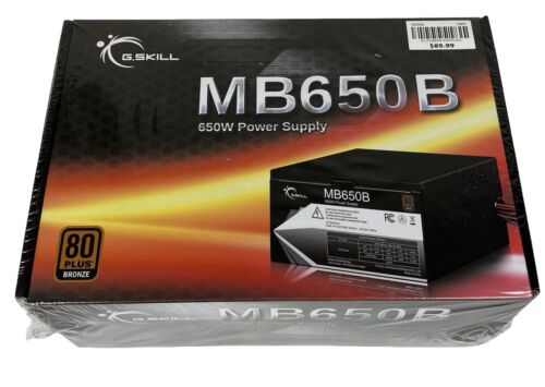 G.Skill MB650B PC PSU 80 Plus Bronze Semi Modular ATX Power Supply 650W  (M5)