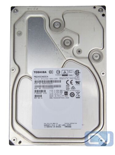 Toshiba MG04SCA60EA 6TB 7200 RPM 128MB SAS 12Gb/s 3.5″ HDD