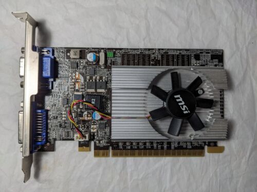 MSI N210-D512D2 GeForce 210 512MB PCI Express DVI VGA Video Card Not Tested (7)