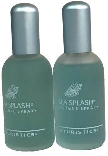 2 Naturistics Sea Splash Cologne Spray 1.8 fl oz / 53.2 ml unboxed Glass Pl Read