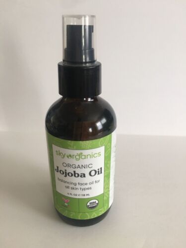 Sky Organics, Organic Jojoba Balancing Face Oil, 4 fl oz (118 ml)