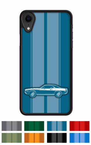 1970 Plymouth ‘Cuda 383 Coupe “Stripes” Phone Case Apple iPhone & Samsung Galaxy