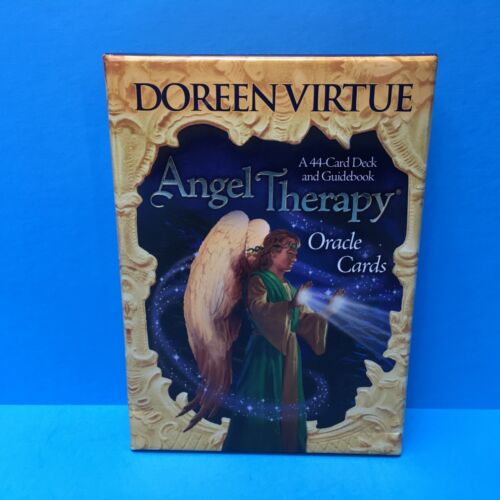 Doreen Virtue ANGEL THERAPY Oracle Cards 44 Card Deck & Guidebook 2008 OOP