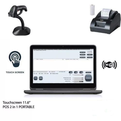 POS Touch screen Cash Register Express Retail Point of Sale cloud software