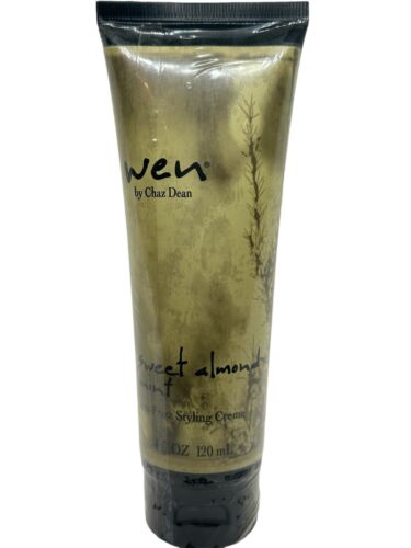 WEN Chaz Dean Sweet Almond Mint Anti-Frizz Styling Creme 4 oz 120ml NEW Sealed