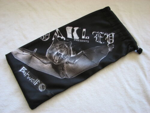 OAKLEY FLAK JACKET SUNGLASSES MICRO FIBER SOFT CLEANING STORAGE CLOTH BAG BLACK