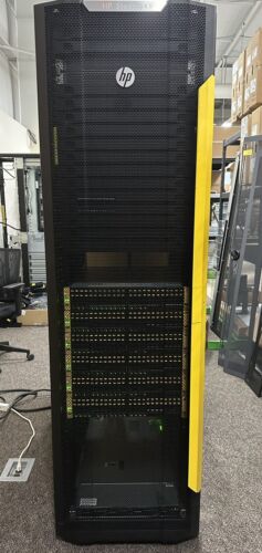 HPE 3PAR StoreServ 7400 2-Node 96 Drive 57.6TB SAN System 42U Rack PDU 5x M6710