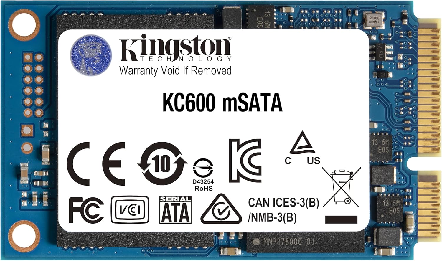 Kingston KC600 SSD 1024GB SATA3 mSATA – SKC600MS/1024G