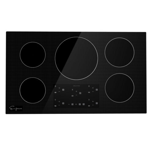 Empava 36” Electric Induction Cooktop 5 Burners 240V Glass Boost Stove 9600W