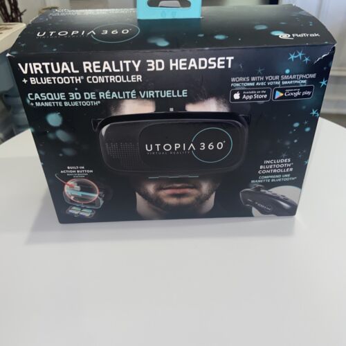 ReTrak Utopia 360 Virtual Reality Smartphone VR Headset Android Apple New In Box