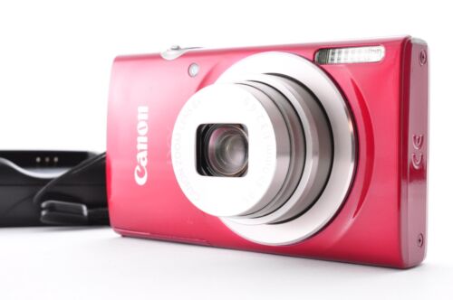 Canon IXY 180 PowerShot ELPH 180 Red Near Mint 20.0MP Compact Digital X2976