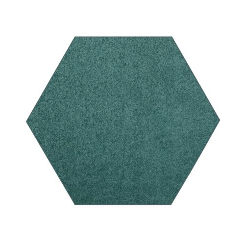 Pet Friendly Solid Color Area Rugs Teal – 3′ Hexagon, Indoor, Stain & Fade Re…