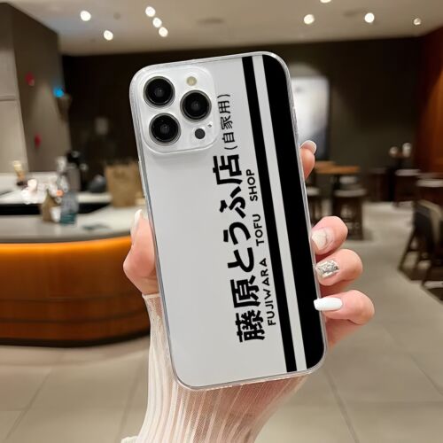 INITIAL D Drift JDM Anime Phone Case AE8 for iPhone 15 14 13 12 11 Pro Max SE X