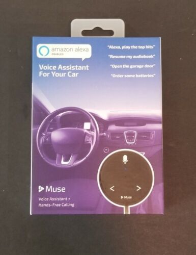 Muse Voice Assistant For Your Car Amazon Alexa Enabled Excellent Condition